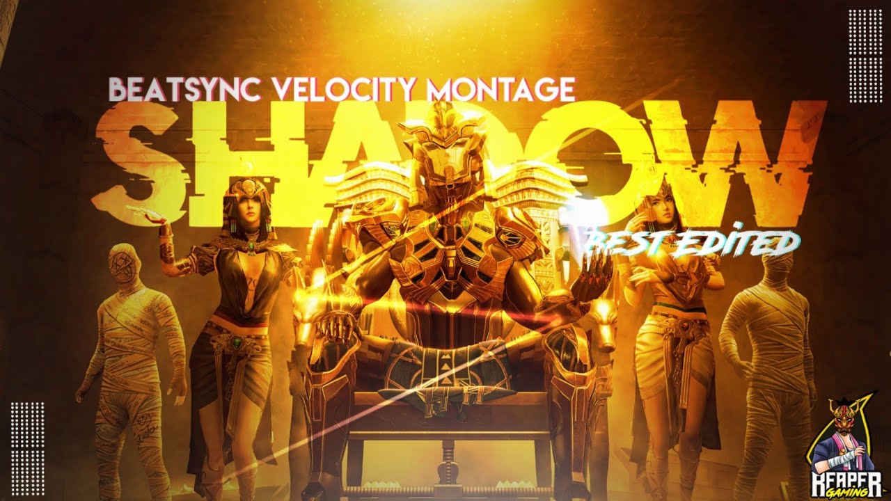 SHADOW MONTAGE | TRIBUTE TO MANU INDIA | SNIPER MONTAGE | BEAT SYNC | VELOCITY MONTAGE