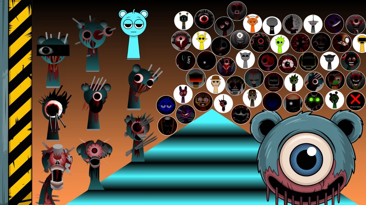 UNLEASHED Sky Phase 1 - 9! - ALL 160 Sprunki Phase 1 - 8 Survival Marble Race