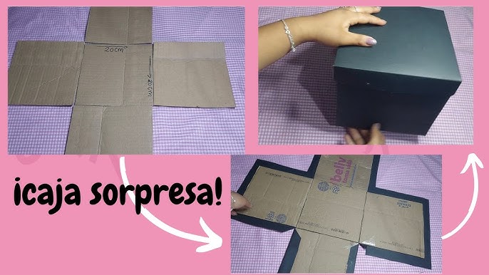 Caja de regalo sorpresa – Creando la caja de regalo más sorprendente  explosión para dinero, cajas sorpresa de los mejores deseos para Navidad