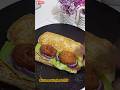 Nuggets omelette burger #shorts #youtubeshorts