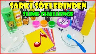 Sizden Gelen Şarkı Sözlerinden Ne Çıkarsa Slime Challenge #4  Vak Vak TV