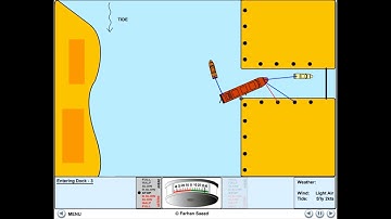 Shiphandling - Entering Dock with tugs assistance
