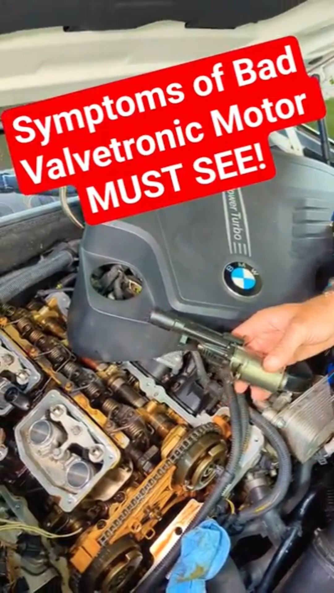 Symptoms of Bad Valvetronic Motor BMW X3 X4 X5 X6 F10 F30 F11 F31