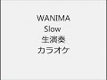 WANIMA Slow 生演奏 カラオケ Instrumental cover