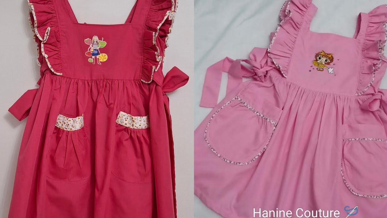 تفصيل وخياطةمودال اخر من مازر 🥼الدخول المدرسي🥰😘 بالتفصيل من الألف إلى الياء😘