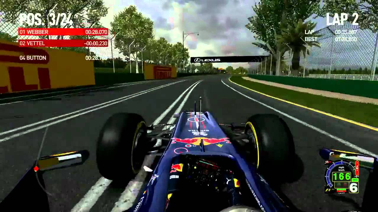 F1 2011 mod - Vettel Melbourne lap