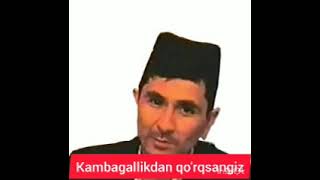 Kambagalikdan qo'rqsangiz