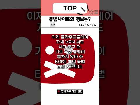 정부가 이제 사이트가 아니라 ‘인터넷 길목’ 자체를 막기 시작했다