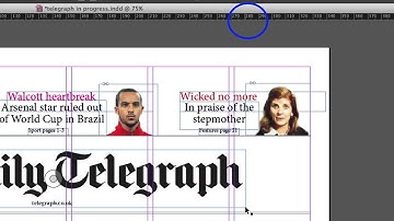 InDesign: Using rulers and guides