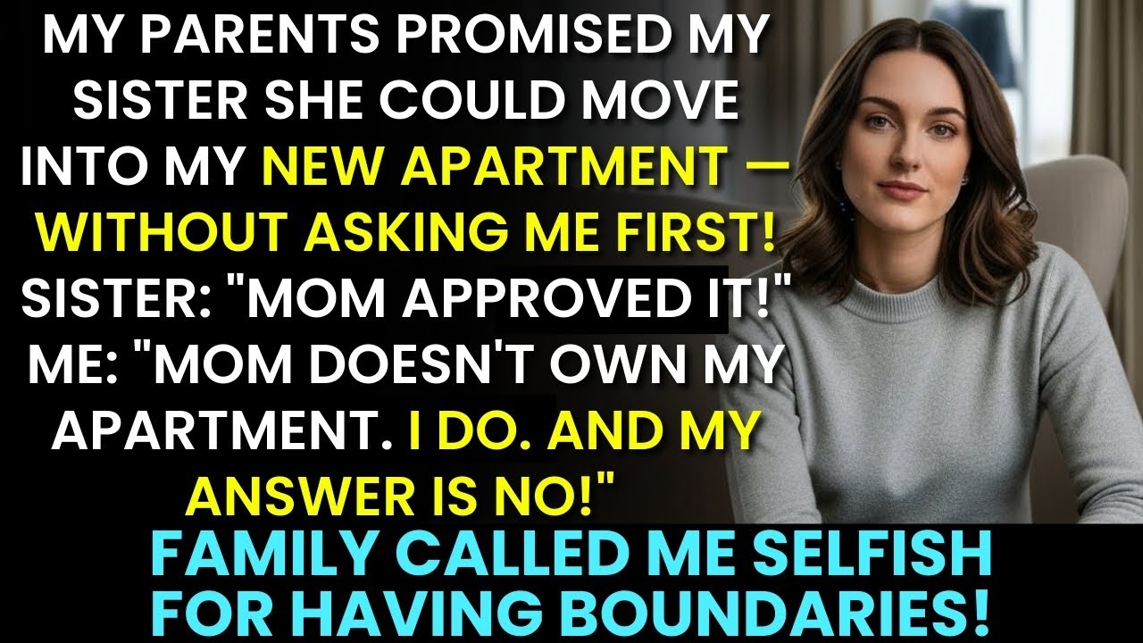 My Parents Gave Away MY Apartment To My Sister — Then Got Shocked When I Said 