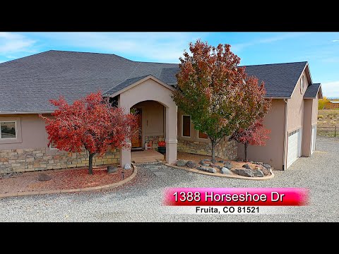 1388 Horseshoe Dr, Fruita, CO home video tour