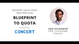 Modern Sales Pros - Masterclass - Blueprint To Quota