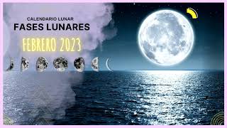 Calendario Lunar Febrero 2023 Todas Las Fases Lunares