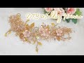 DIY tutorial wedding hairvine / headpiece dahi