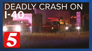Two dead in crash on I-40 in Dickson Co.