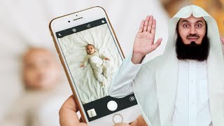 The baby and the phone...? Mufti Menk