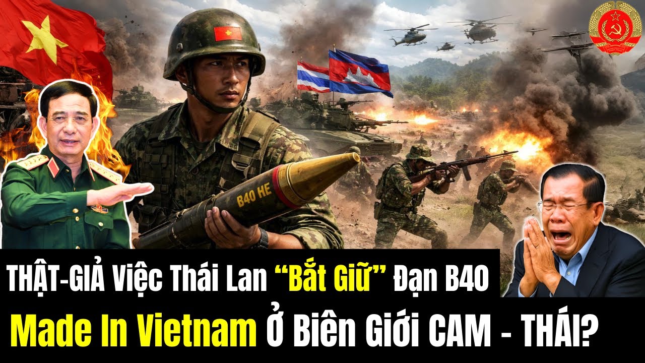 THẬT-GIẢ Việc Thái Lan “Bắt Giữ” Đạn B40 Made In Vietnam Ở Biên Giới ...