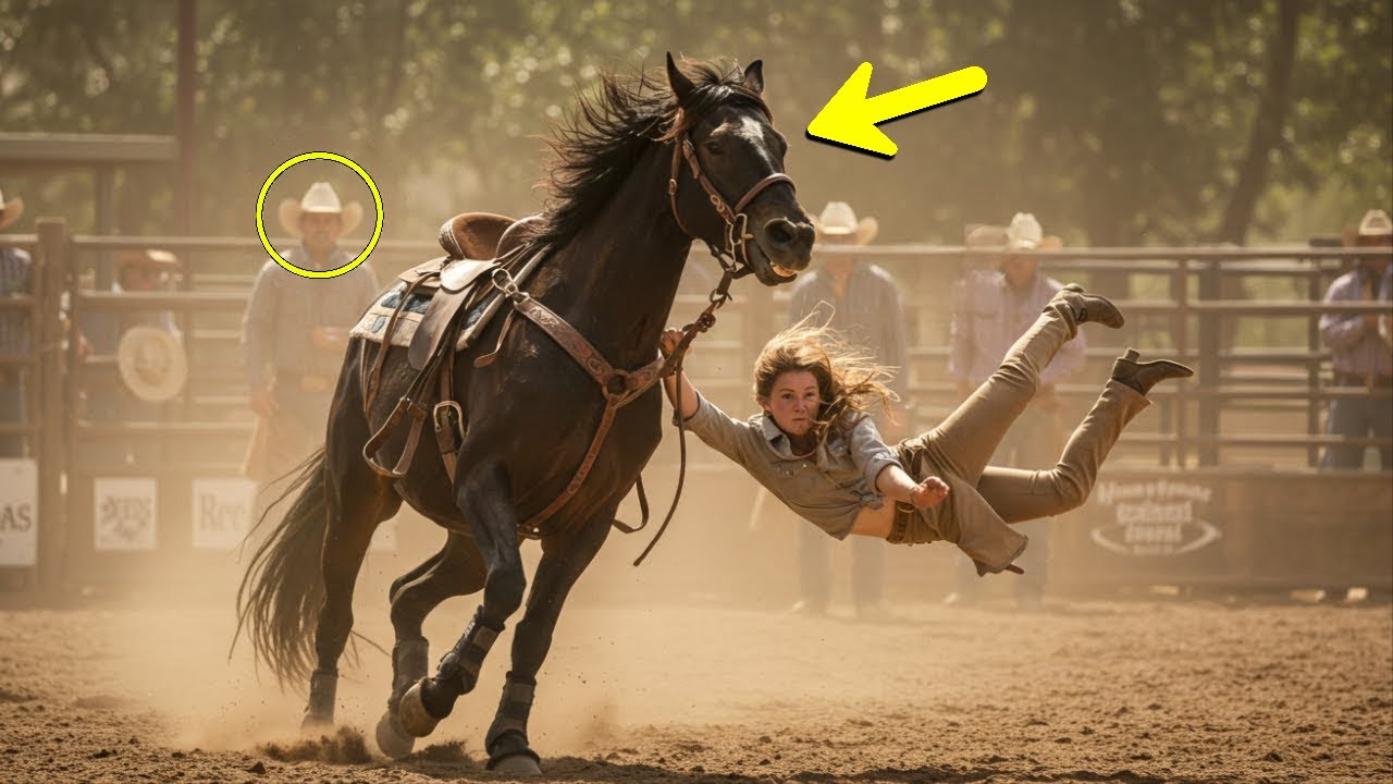 Fiatal nő merészelt meg a legvadabb lóra ülni, Ami történt, még a legkeményebbeket is megdöbbentette