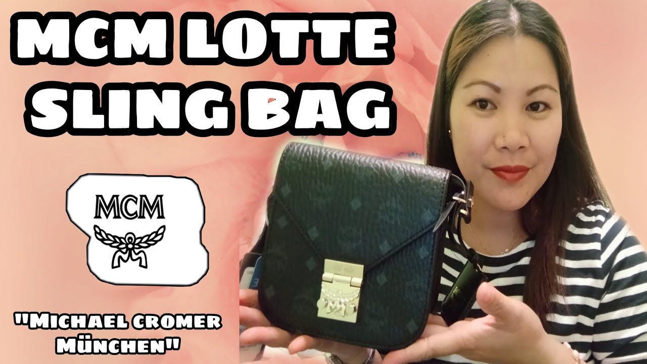 MCM LOTTE SLING BAG DARK BLUE("MICHAEL CROMER MÜNCHEN")