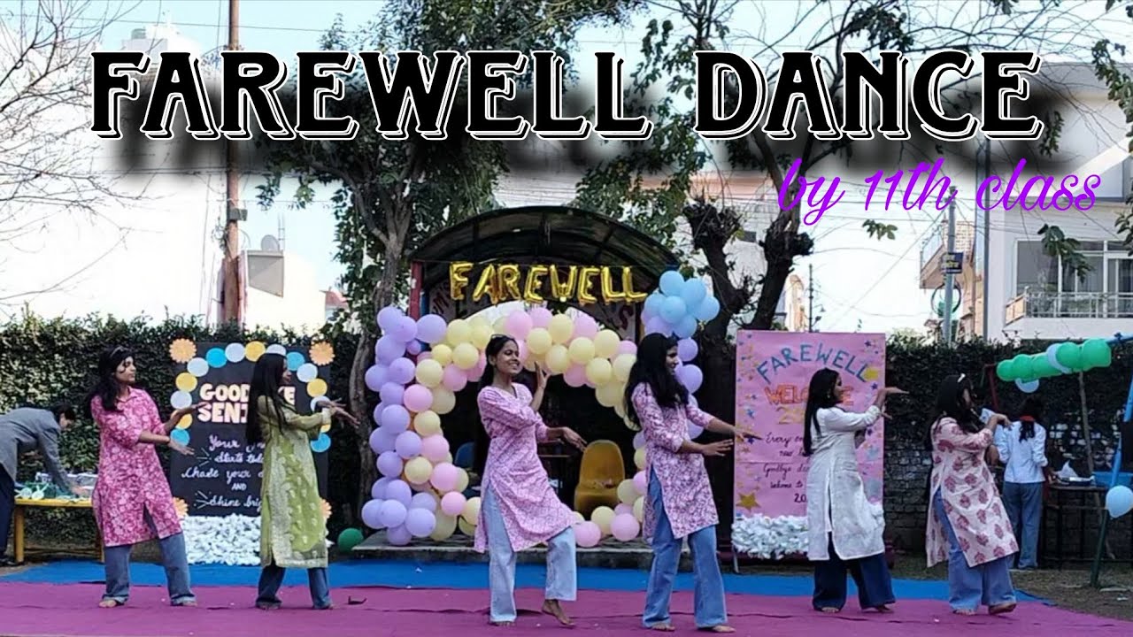 Farewell dance performance by 11th class ||Bollywood themed dance ...
