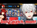 Her son imitates announcer voice 【Kuzuha/Dola】