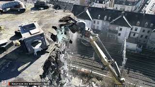 Déconstruction Par Gaïal De La Résidence Adoma À Mulhouse