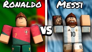 RONALDO VS MESSI | ROBLOX SUPER LEAGUE SOCCER!