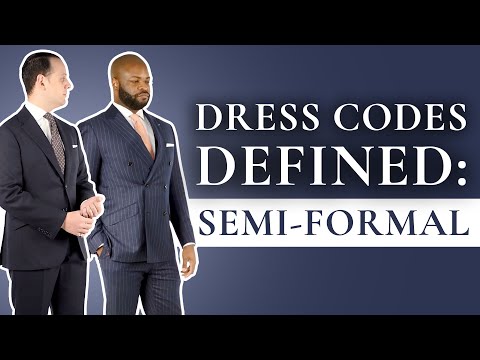 Vídeo: O que significa semi formal?