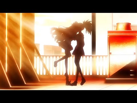 Besos anime Yuri | hiden no aria AA | Yuri kiss #1