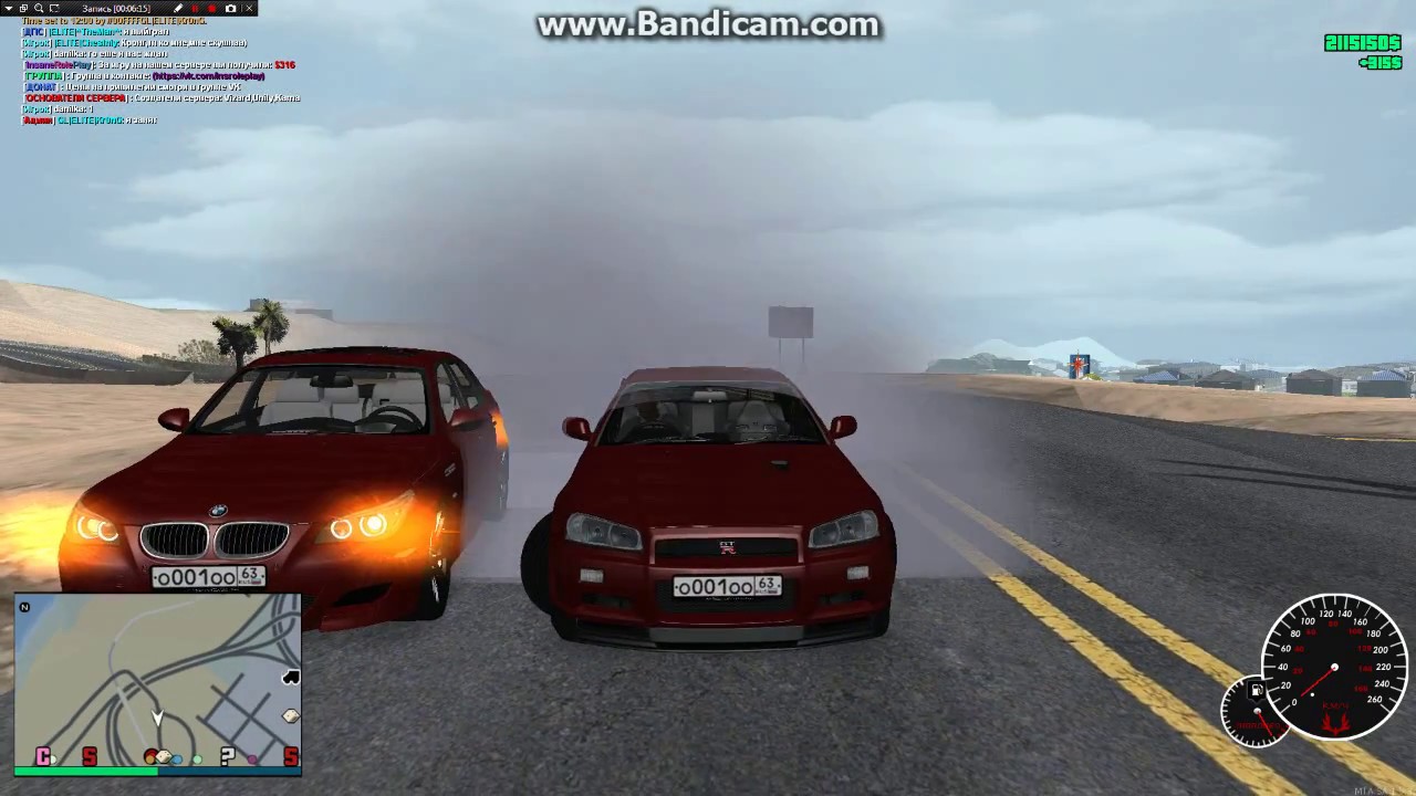 Стритрейсинг в МТА на Insane RolePlay