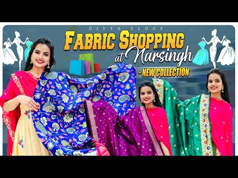 Fabric Shopping at Narsingh Store | Outfit Ideas | Designer Fabric |Trendy Collection|| Divya Vlogs