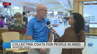 Coats for Families drive at Patrick Henry Mall