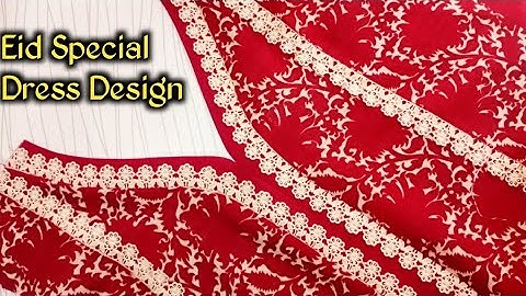 Overlap V Placket Filling Lace Neck Design Tutorial for Beginners ✅
