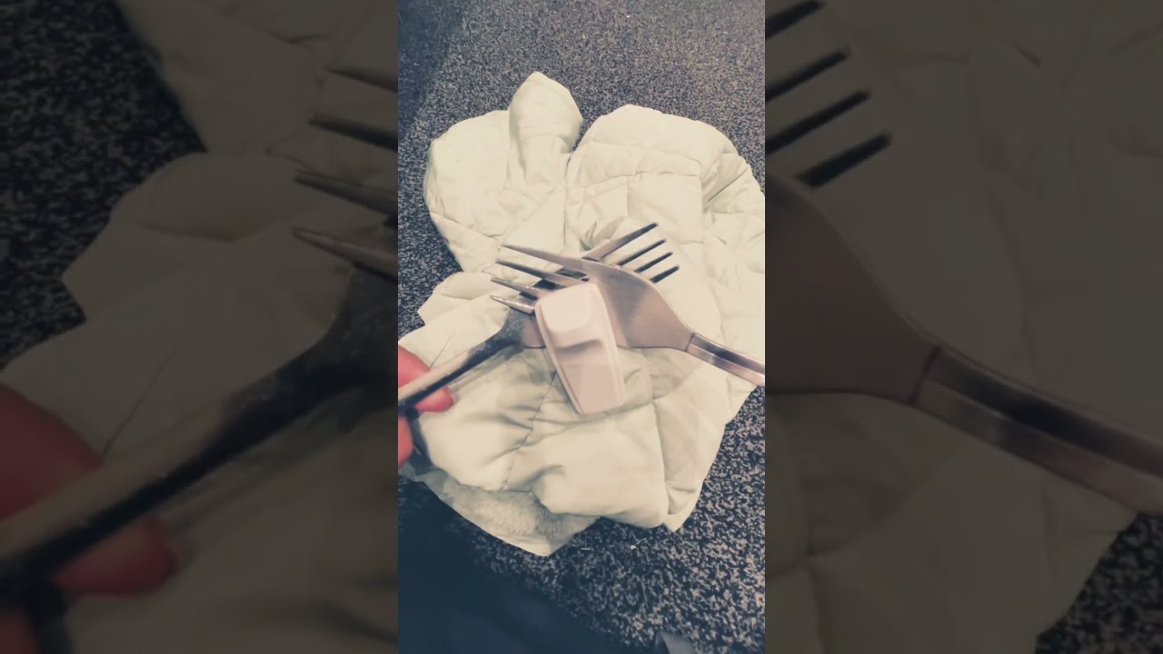 How To Remove A Security Tag From Clothing With Two Forks