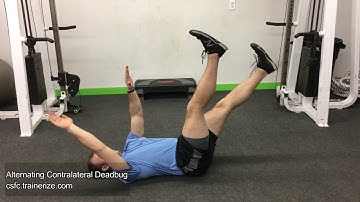 Alternating Contralateral Deadbug