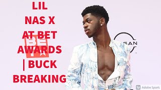 LIL NAS X KISSING HIS BACKGROUND DANCER AT BET AWARDS IS MODERN DAY BUCK BREAKING