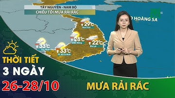 Tây Nguyên và Nam Bộ, chiều tối có mưa dông rải rác | VTC14
