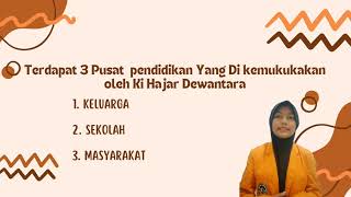 Tugas Mata kuliah PENGANTAR PENDIDIKAN Materi LINGKUNGAN PENDIDIKAN