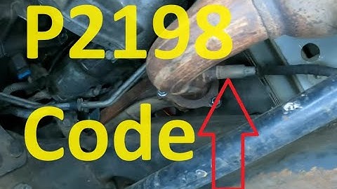 Causes and Fixes P2198 Code: O2 Sensor Signal Biased/Stuck Rich (Bank 2 Sensor 1)