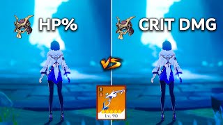 Yelan HP% vs CRIT DMG% Circlet !! Best F2P Build for Yelan [ Genshin Impact ]