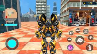 Bumblebee Multiple Transformation jet Robot Car Games 2020 - Android Gameplay FHD