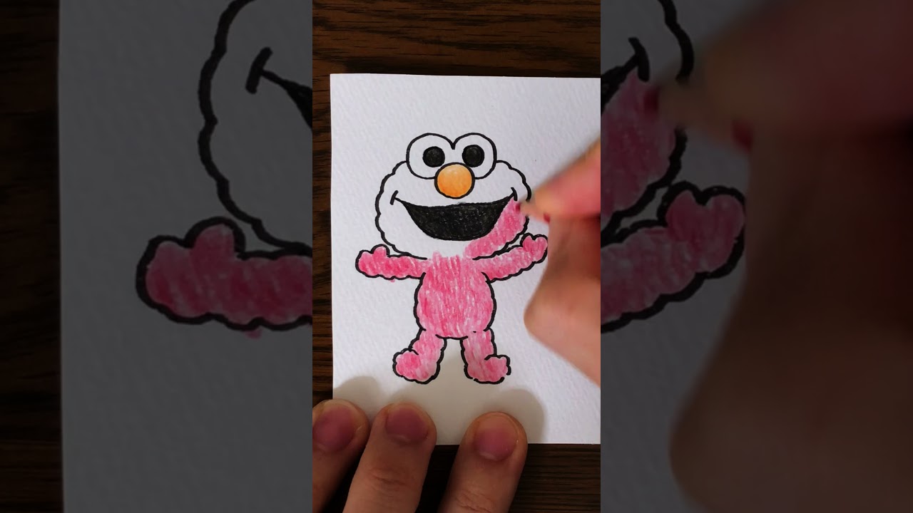 Coloring Elmo | Sesame Street 