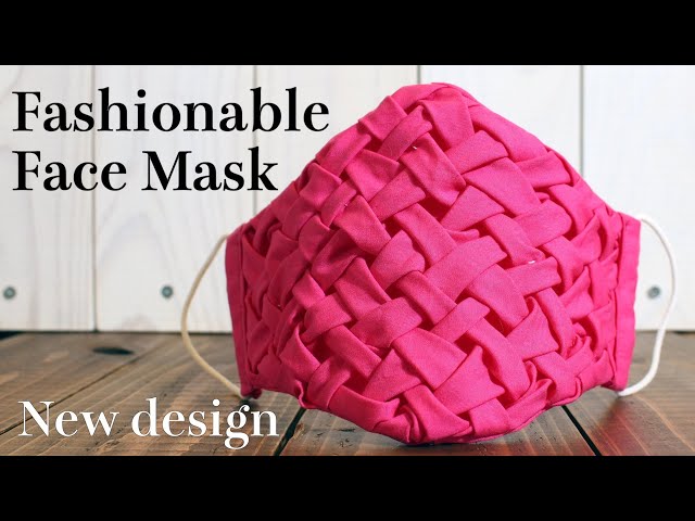 New Design - Fashionable Face Mask Sewing Tutorial｜Smocking patterns