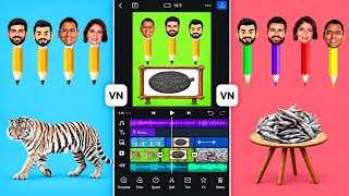 Trending Puzzle Shorts Editing In VN App | How To Make Puzzle Shorts Videos | VN Puzzle Video Edit screenshot 5