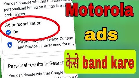 ads problem solve / how to stop pop up ads , motorola ads problem