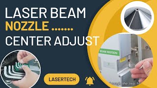 Fiber laser Beam nozzle centering adjust #laser#cnc #senfeng