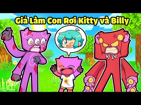 YUMMIE TROLL BILLY BẰNG CÁCH GIẢ LÀM CON RƠI CỦA KITTY VÀ BILLY TRONG MINECRAFT🤣👶👹