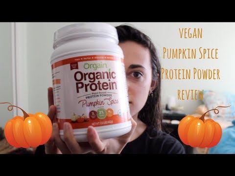 PUMPKIN SPICE PROTEIN POWDER | Vegan | supplement review