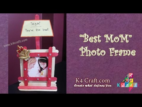 DIY: How to make Ice cream stick "Photo frame" at Home | Special Gift