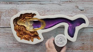 #1682 Must See! Absolutely Stunning HUGE Resin Mermaid